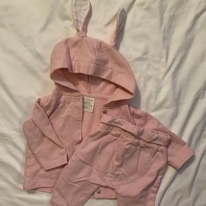 Bunny sweat suit set